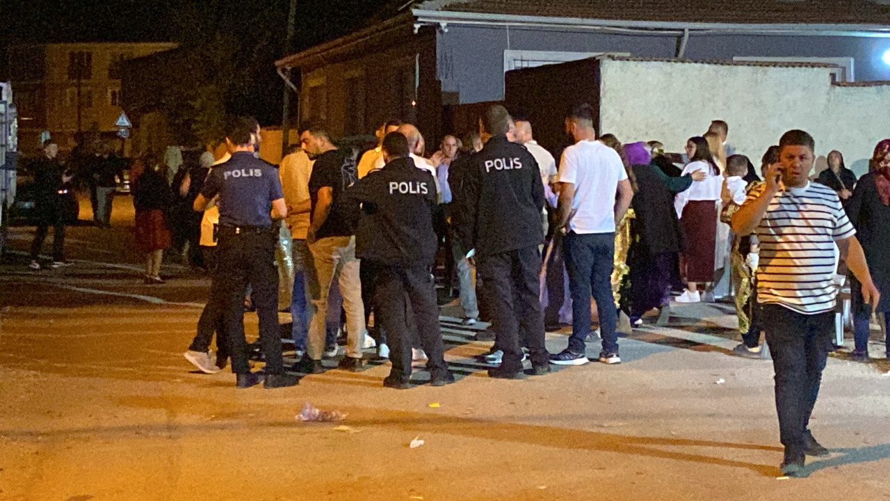 Sokak düğününde 1 yaralı! Düğüne devam ettiler