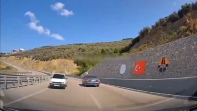 Bursa'da kazanın teğet geçtiği anlar kamerada