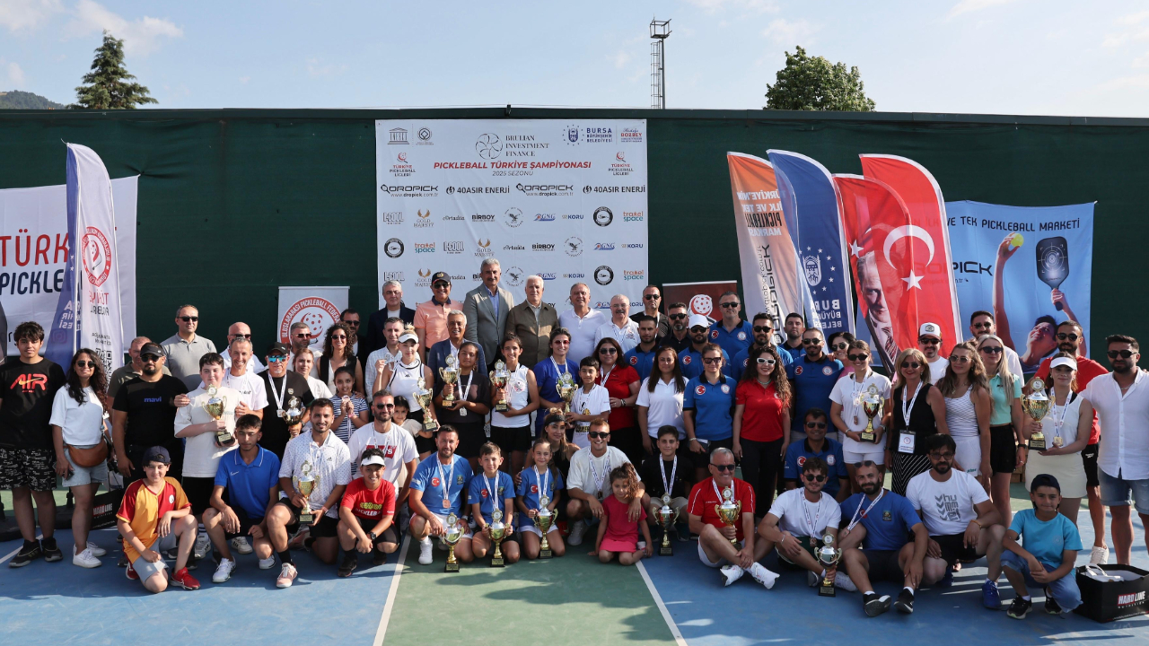 Türkiye Pickleball Ligleri Türkiye Şampiyonası Bursa'da yapıldı