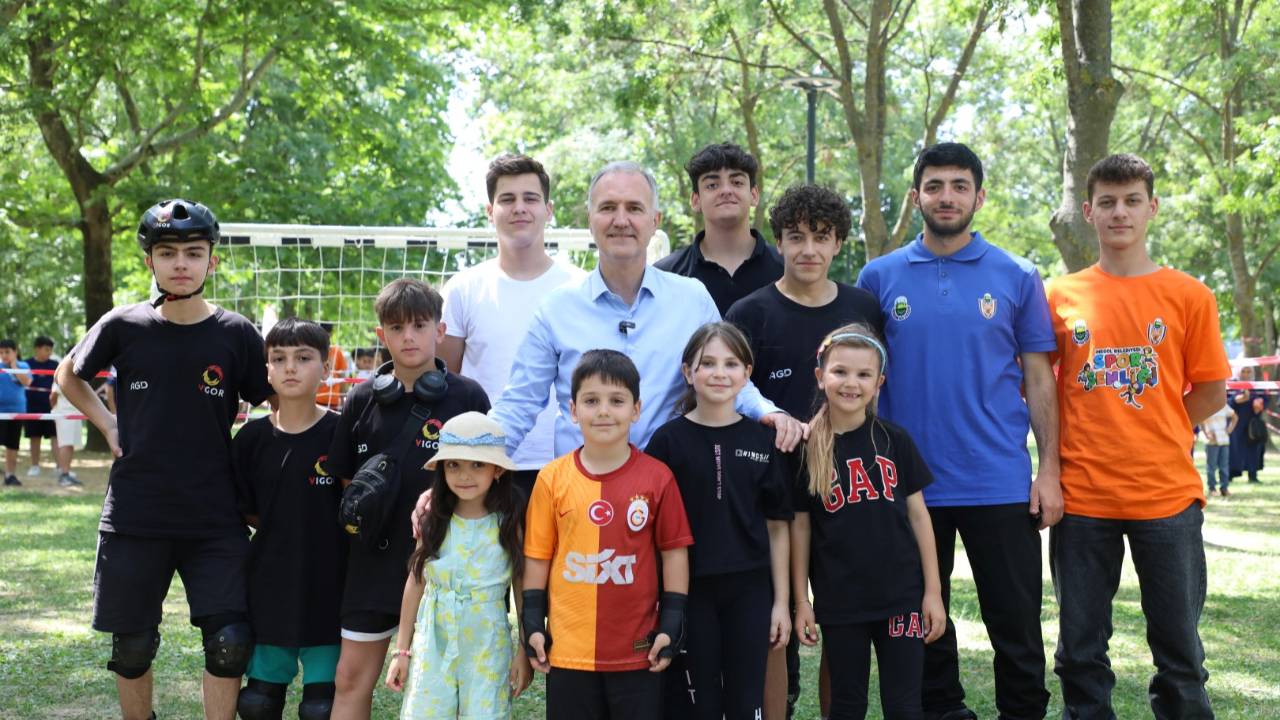 İnegöl'de yaz spor okullarının provası spor şenliğiyle yapıldı