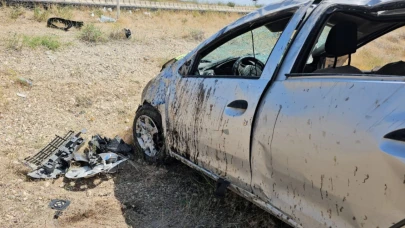 Otomobil takla attı! 6 yaralı var