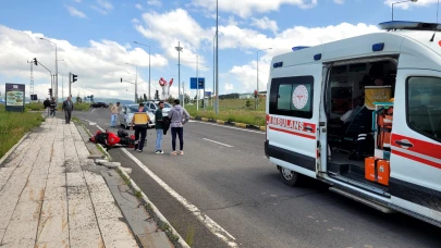 Sarıkamış’ta trafik kazası!