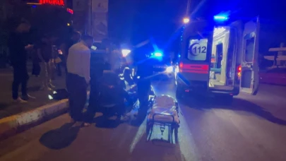 Erzincan’da motosiklet kazası! 1 yaralı