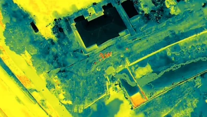 Hırsızları drone timi böyle yakaladı