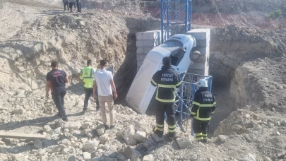 Minibüsün devrildiği kazada 4 kişi yaralandı