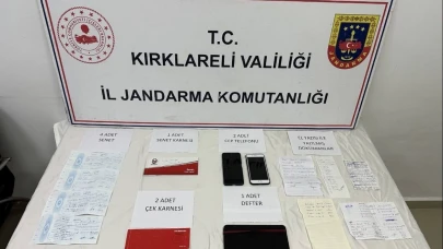Kırklareli'nde tefecilik operasyonu