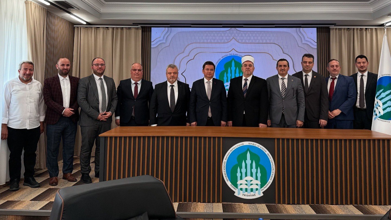 Başkan Aydın'dan Kosova İslam Birliği'ne ziyaret