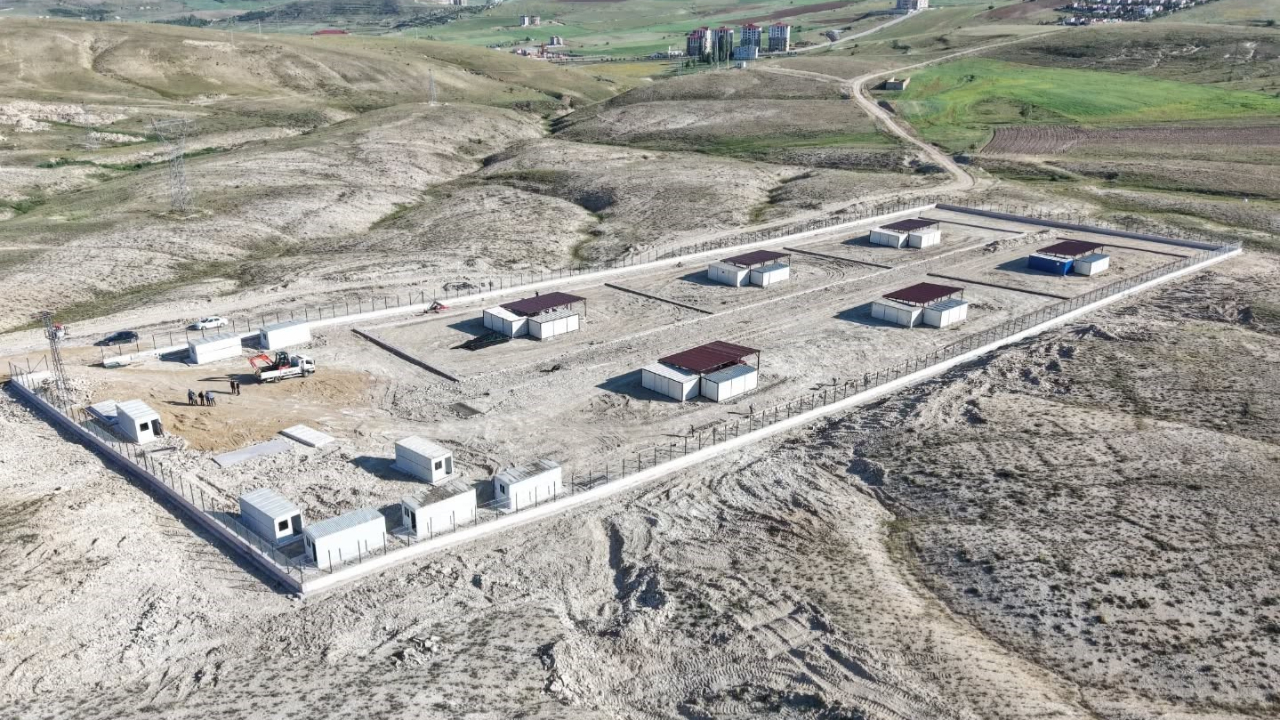 Hayvan Bakım Evi ve Doğal Yaşam Alanı inşaatında sona gelindi