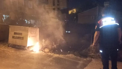 Burdur'da boş arazide çıkan yangın büyümeden söndürüldü