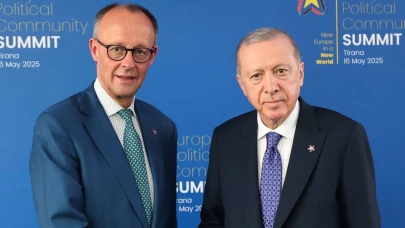 Cumhurbaşkanı Erdoğan Almanya Başbakanı Merz ile görüştü
