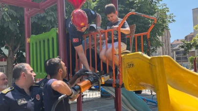 Bursa'da küçük çocuk karne günü dehşeti yaşadı