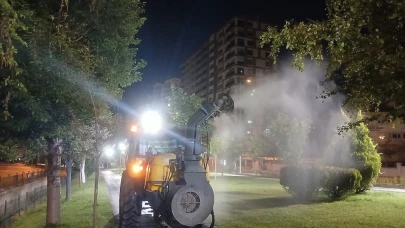 Talas'ta yaz boyunca haşereyle mücadele devam ediyor