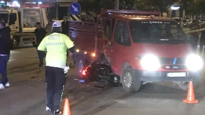 Motosiklet sürücüsü hayatını kaybetti