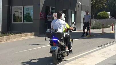Sınava geç kaldılar! Polis ekipleri yetişti