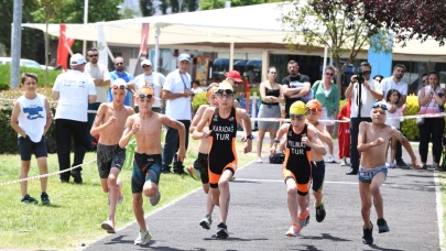Osmangazi’de Biathle yarışları nefes kesti