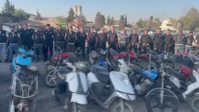 Motosiklet denetiminde 23 araç ele geçirildi