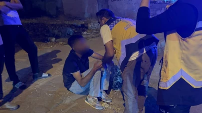 Madde bağımlısı genç, mahalle sakinlerini tedirgin etti
