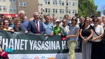 Bursa'dan doğaya ihanet yasasına büyük tepki: “Zeytinlik katliamına geçit vermeyeceğiz!”