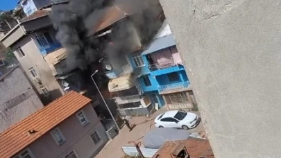 Yangında 3 kişi mahsur kaldı!