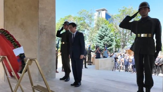 Kore'de Savaşan Türkler Anıtı'nda anma töreni
