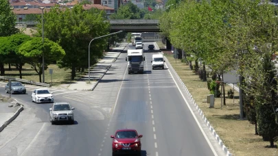 Kütahya'da araç yoğunluğu!