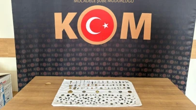 157 parça tarihi eser ele geçirildi