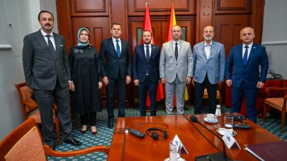AK Parti Bursa Milletvekili Kılıç Kuzey Makedonya Meclis Başkanı Gashi ile görüştü