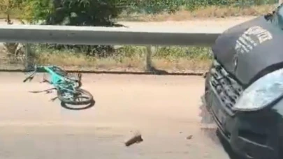 Bisiklet süren çocuk karşıya geçerken hayatını kaybetti!