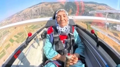Bakanlık ve THK Mürüvvet teyzenin uçma hayalini gerçekleştirdi!