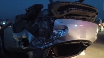 Hatay'da otomobil ters döndü: 1 yaralı