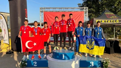 Büyükşehir Belediyesporlu Muhammed Emir Kurtulan Avrupa üçüncüsü