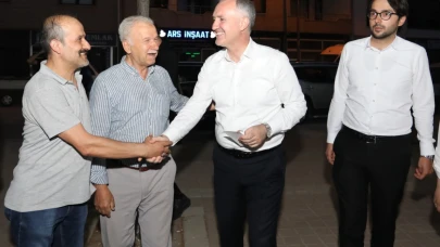 Başkan Alper Taban Sinanbey’de vatandaşlarla buluştu