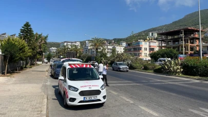 Gazipaşa'da korsan taşımacılık yapan 5 araç trafikten men edildi