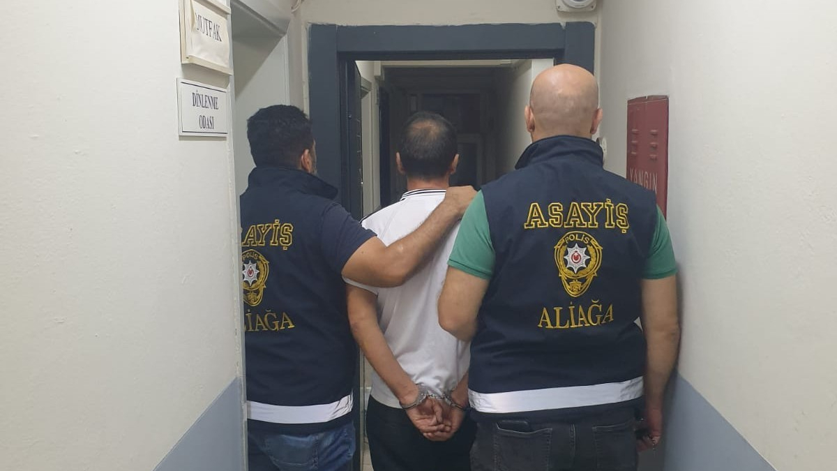 Hapis cezası bulunan cezaevi firarisi İzmir'de yakalandı