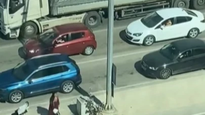 Bursa'da kavşakta dilencilerin mıntıka kavgası!