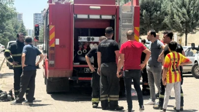 Klima ünitesinden yangın çıktı!