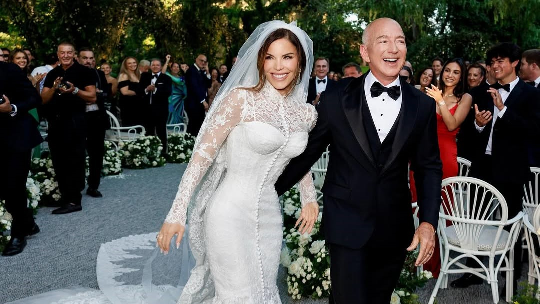 Jeff Bezos ve Lauren Sanchez, Venedik'te düğün töreniyle evlendi