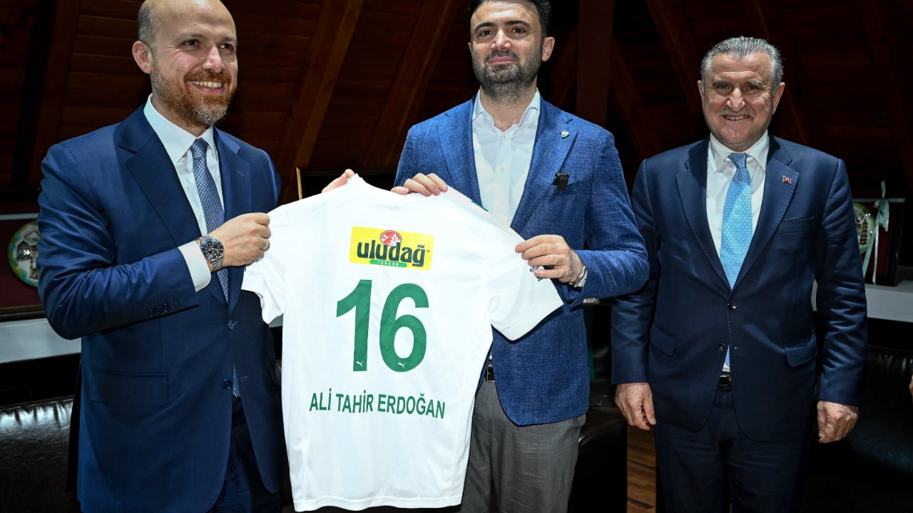 Osman Aşkın ve Bilal Erdoğan'dan Bursaspor'a ziyaret