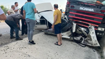 Osmaniye’de tır ile otomobilin karıştığı kazada 1 kişi hayatını kaybetti