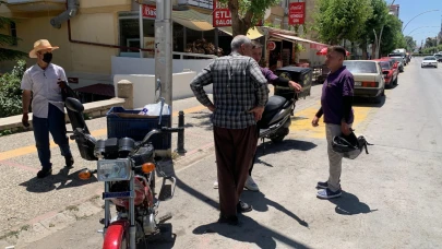 Karaman’da motosiklet çalan hırsız kaza yaptı