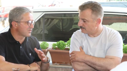 A Parti İl Başkanı Fikret Aslan'dan İsmetiye'deki yangına müdahale