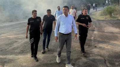 Orman yangınında 2'si ev 3 yapı zarar gördü!