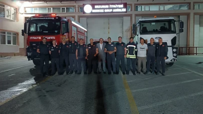 Erzurum'dan Hatay'a itfaiye desteği yolladı