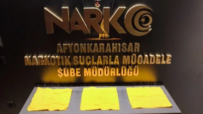Afyonkarahisar'da otomobilde uyuşturucu zulası bulundu