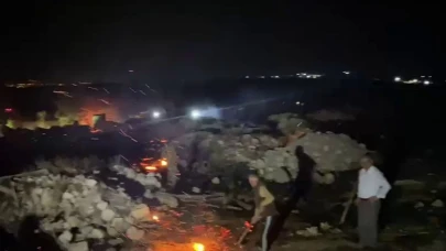 Otluk alanda yangın çıktı
