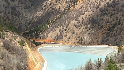 Siyanür depolama havuzu yapımına çevre sakinleri engel oldu