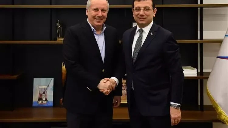 Muharrem İnce, Ekrem İmamoğlu'nun mesajını iletti