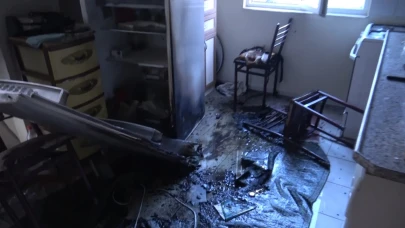 Madde bağımlısı genç evi yaktı, anne ile baba yaşananlara isyan etti