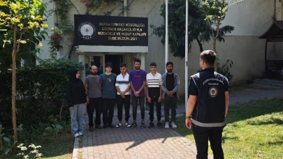 Bursa’da göçmen kaçakçılığı operasyonu! 7 yabancı uyruklu yakalandı