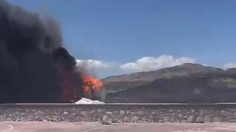 Adıyaman’da konteyner yangını!